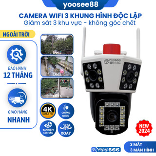 Camera WIFI YOOSEE Trong Nhà/Ngoài Trời, Đàm Thoại 2 Chiều, Có Màu Ban Đêm, Bắt Sóng Cực Mạnh
