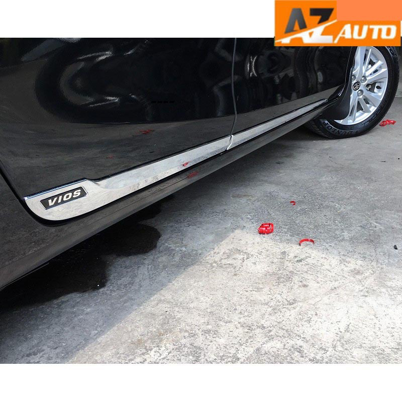 Bộ Ốp Sườn, Nẹp Sườn Toyota Vios 2019-2026 Hàng Cao Cấp