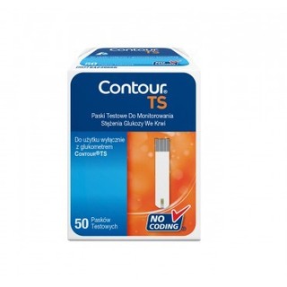 Que thử đường huyết Contour TS (hộp 25 que)