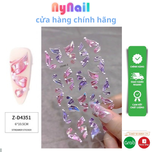 sticker 3D Xịn Trang trí móng “ sticker cao cấp random “