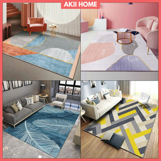 Thảm Trải Sàn Phòng Khách Bali Cỡ Lớn Cao Cấp Mặt Đế Chống Trượt 1m6x2m / 2mx3m T14