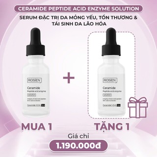 [MUA 1 TẶNG 1] Serum trẻ hoá và tái tạo da - ROSIEN Ceramide Peptide Acid Enzyme Solution 15ml.