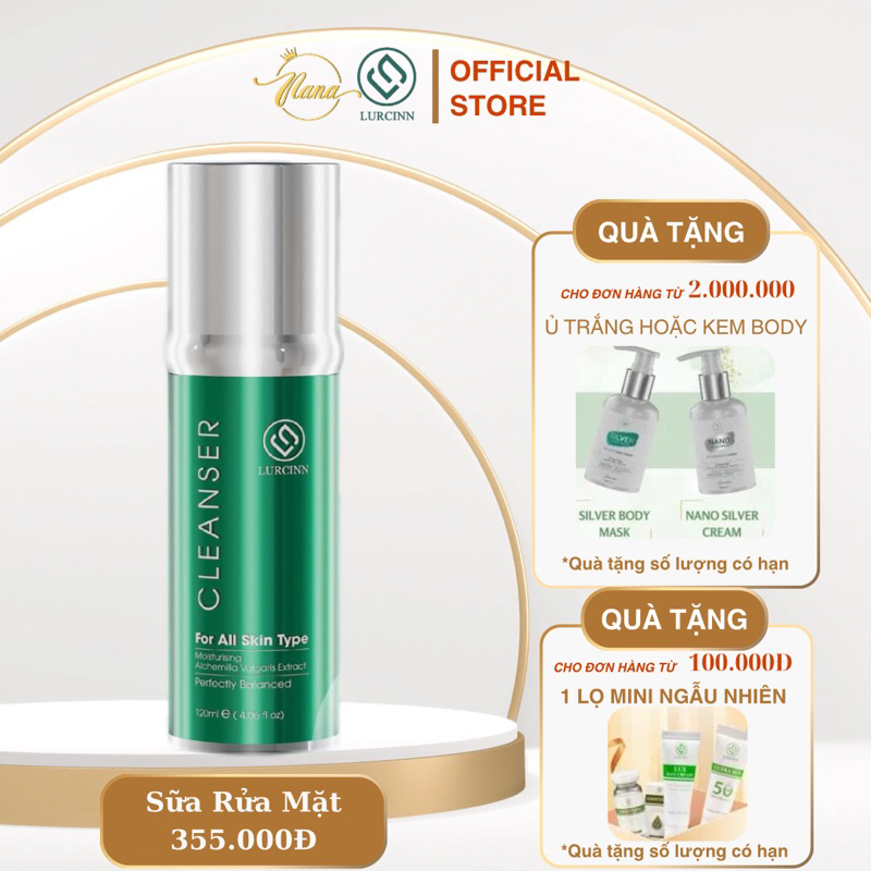 sữa rửa mặt 120ml