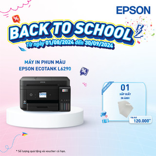 Máy in phun màu đa chức năng epson l6290 kích thước nhỏ gọn phù hợp môi trường văn phòng
