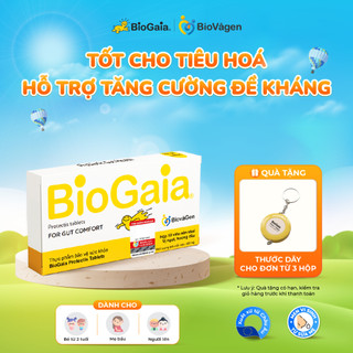 Men vi sinh BioGaia ProTectis dạng viên cải thiện hệ tiêu hóa xuất xứ Thụy Điển hộp 10 viên