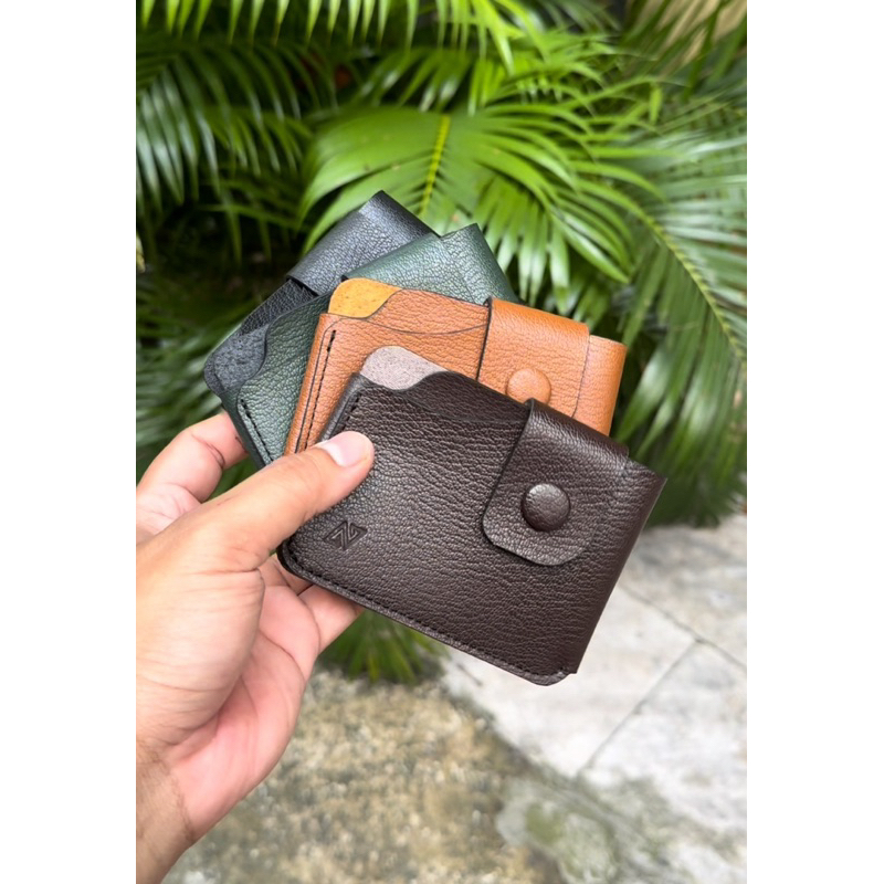 Ví tiền mini size ATM nhỏ gọn-da bò.