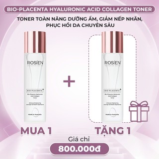 [MUA 1 TẶNG 1] Nước Cân Bằng Da dưỡng ẩm, trẻ hoá - Rosien Bio – Placenta Hyaluronic Acid Collagen Toner 130ML