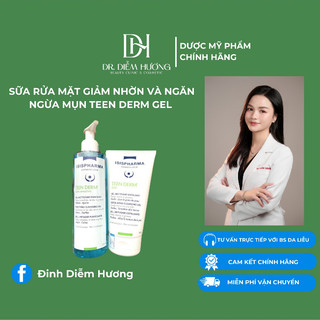 [CHÍNH HÃNG] SỮA RỬA MẶT GIẢM NHỜN VÀ NGĂN NGỪA MỤN TEEN DERM GEL PHÁP