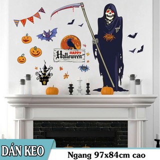 Decal trang trí tường - Halloween Thần Chết