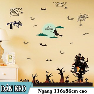 Decal trang trí tường - Lễ Hội Happy Halloween