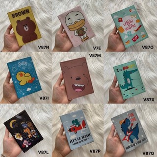 Vỏ Bọc Hộ Chiếu Ví Đựng Passport Cover Gấu thỏ Brown Cony Hoạt Hình Dễ Thương Nhóm 1