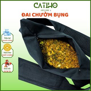Combo 2 túi chườm nóng thảo dược dưỡng sinh Catiho Homeliving túi chườm muối sau sinh giảm eo