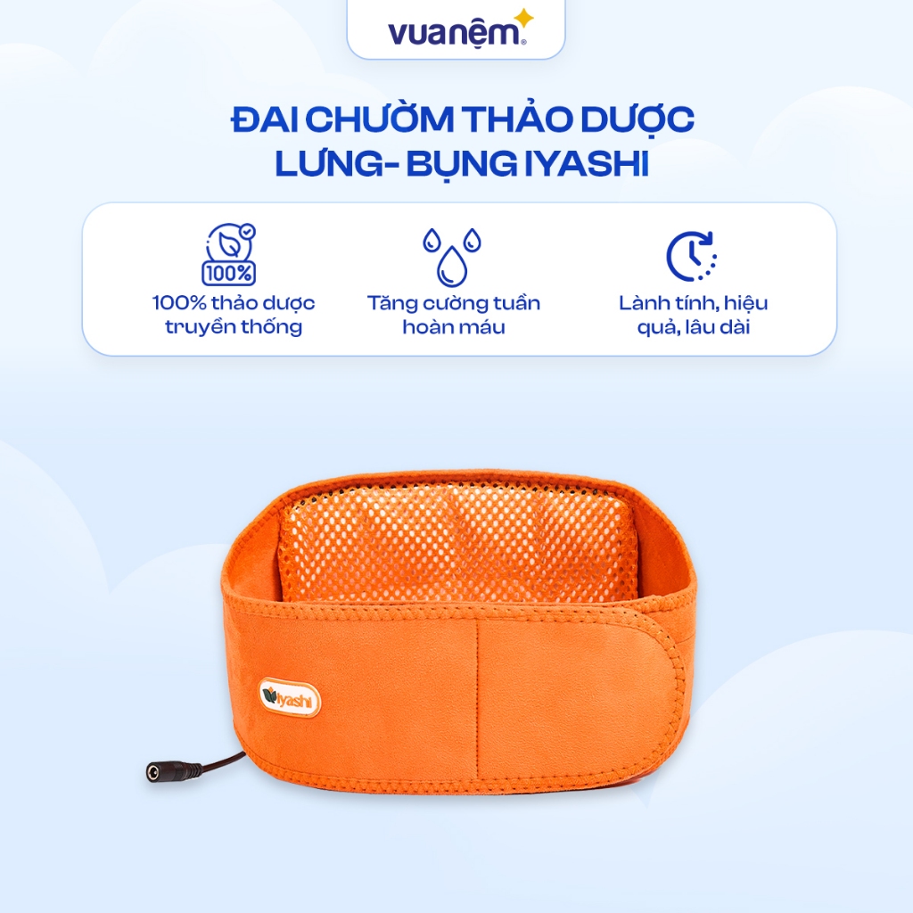 Iyashi Đai chườm thảo dược lưng - bụng