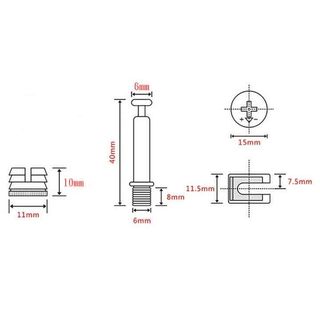 Chốt liên kết ốc cam