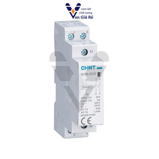 Khởi động từ 1 pha (Contactor) 20a ChiNT NCH8-20/20