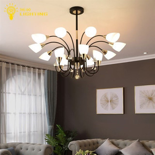 Đèn chùm hiện đại cao cấp 12 TAY trang trí phòng khách phòng ngủ bảo hành 12 tháng_Mã : 7291/12 tay