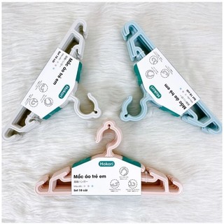 Set 10 móc nhựa phơi quần áo cho bé cao cấp
