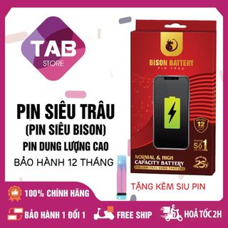 Pin Siêu Trâu (Siêu Bison) Siêu Trâu Siêu Bền - Bảo Hành 12 Tháng.