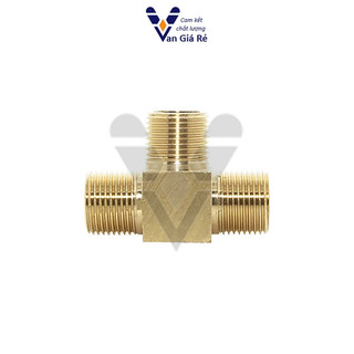 Tê ren ngoài thau, nối 3 đầu răng ngoài 9.6mm 13mm 17mm 21mm