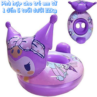 Phao bơi chống lật an toàn cho bé từ 1 đến 6 tuổi có lót ngồi