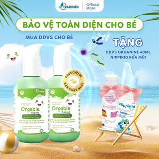 Dung Dịch Vệ Sinh Thảo Dược Cho Bé Gái Orgabie Tradimed Từ Sơ Sinh Đến Dậy Thì 100 ml, Có Thể Thay Thế Sữa Tắm