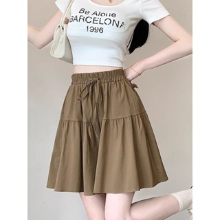 Quần short nữ giả váy bigsize dáng xoè hàn quốc, kiểu quần đùi váy cạp chun phối túi hông mặc ở nhà đi tập đi dạo (QS81)