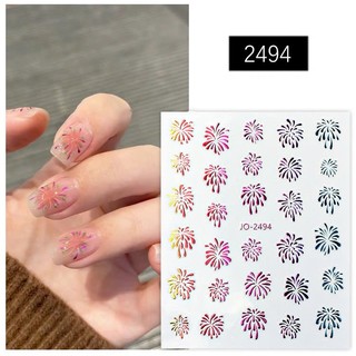 Sticker Dán Móng JOYFUL Hình Pháo Hoa - Sticker FireWork [DỤNG CỤ TRANG TRÍ NAIL]