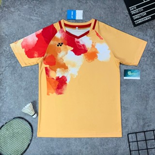 ÁO CẦU LÔNG YONEX ĐỘI TUYỂN THÁI LAN MÙA GIẢI MỚI 2023, Áo Yonex Cầu Lông Liệu Vải Mè Thoáng Mát