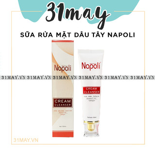 Sữa Rửa Mặt Dâu Tây Napoli Cream Cleanser Hải Âu Việt Chính Hãng