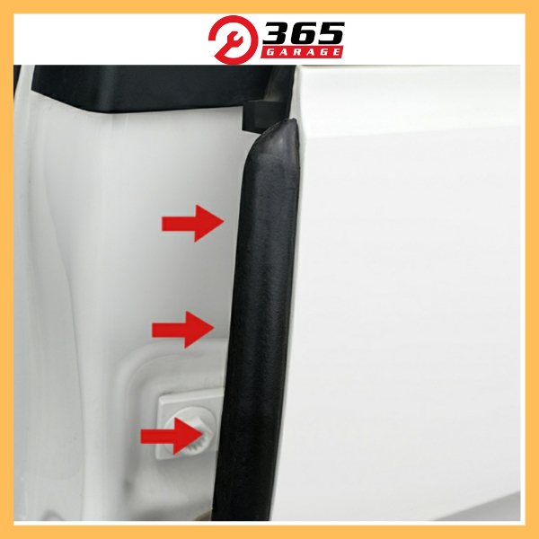 Bộ 2 sợi gioăng cao su cột B lõi thép gắn cửa ô tô xe hơi chống bụi cách âm giảm tiếng ồn
