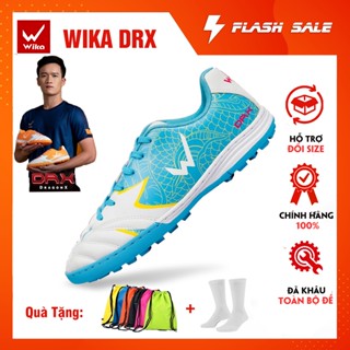 Giày Đá Bóng Wika DragonX Chính Hãng, Giày Đá Banh Sân Cỏ Nhân Tạo Chất Liệu Da Microfiber Cao Cấp Đã Được