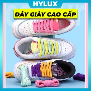 [𝗕𝗮̉𝗻𝗴 𝟮𝟵 𝗺𝗮̀𝘂 - 𝟴𝟬𝗰𝗺] Dây giày bản dẹt dài 80cm đủ màu dành cho các loại giày thể thao / sneaker cổ ngắn Njce, Adjdaz