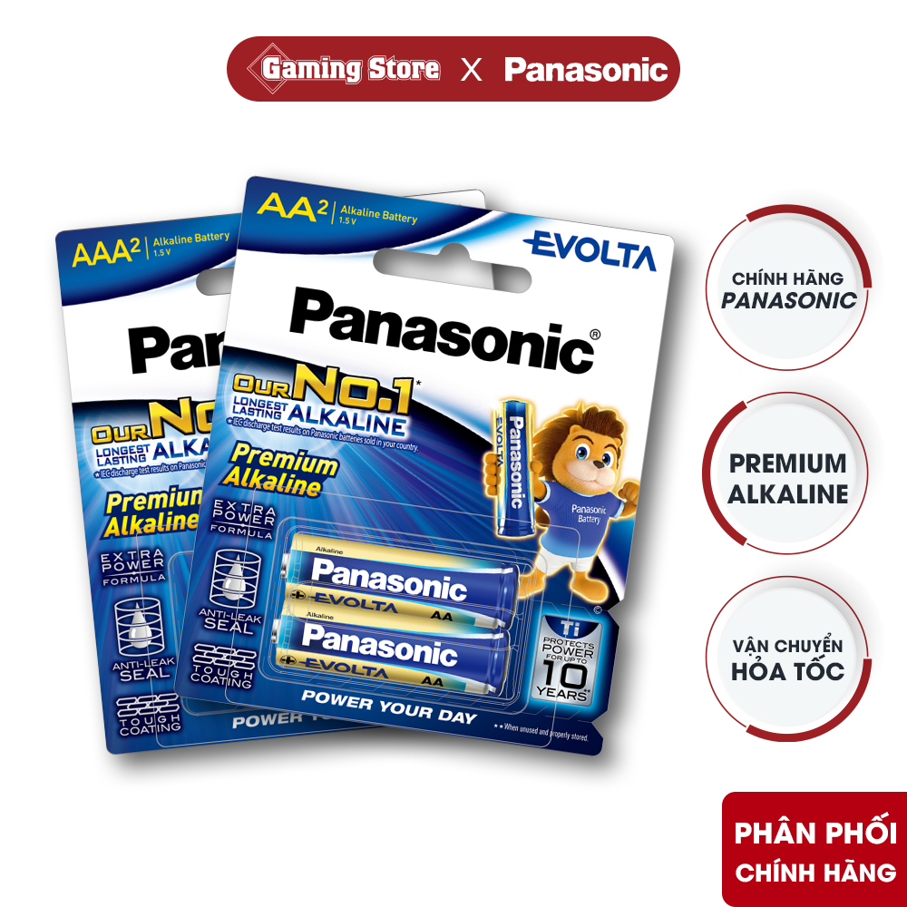 Pin Panasonic Evolta AA / AAA ( LR6EG / LR03EG) - Hàng Chính Hãng