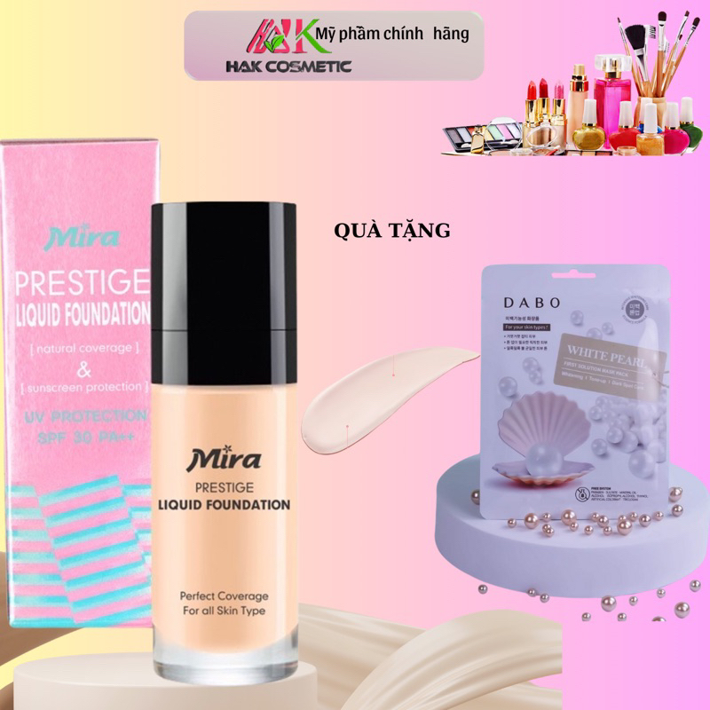 Kem Nền Chống Nắng MIRA LIQUID FOUNDATION B599