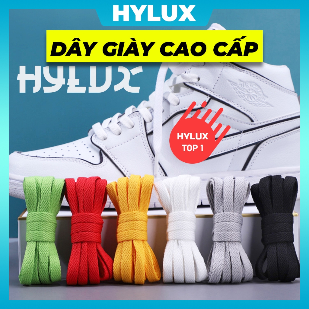 [Bảng 30 màu] [16 - 30] Dây giày dẹt AF1 (Air Force 1), J0rdan loại 1 dày dặn dành cho các loại giày