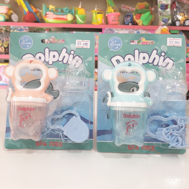 Túi nhai silicone cao cấp Dolphin (BPA FREE)