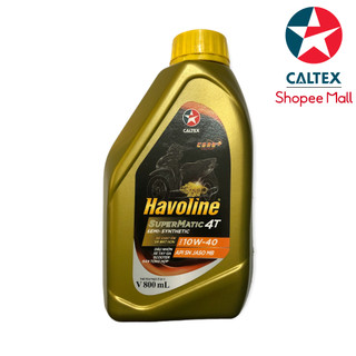 Nhớt xe ga bán tổng hợp Caltex Havoline SuperMatic4T Semi Synthetic 10w40 [ 800ml ]