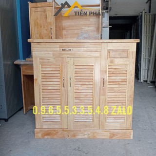 Tủ giày gỗ 1m /cao su tự nhiên _ free ship hcm
