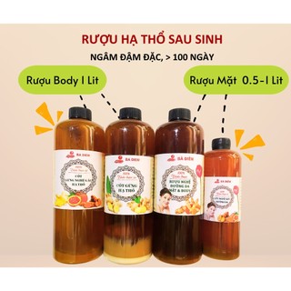 Cốt Gừng Nghệ Gấc Hạ Thổ Nước Cốt 1 - Rượu Hạ Thổ 100 Ngày Săn Chắc Bụng Mờ Thâm Rạn - Giảm Đau Nhức [HANMADE]