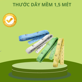 Thước dây 1.5m đo chiều cao, đo eo, bụng, tay, màu bền đẹp