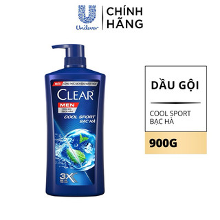 Dầu gội clear men 900g