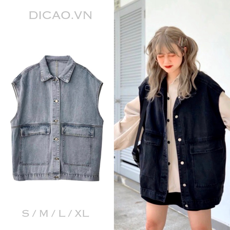 ÁO KHOÁC BÒ GILE SÁT NÁCH [ Hàng Có Sẵn Ship Liền ]
