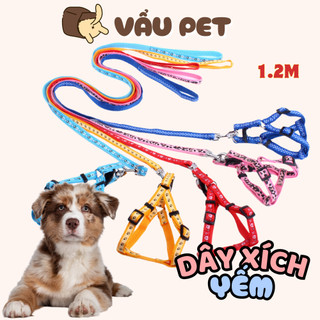 Xích Chó Mèo Yên Ngựa - Dây Xích Chó Mèo Đi Dạo Vẩu Pet Shop