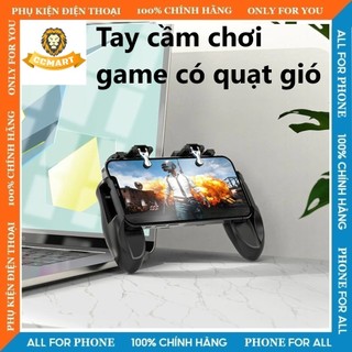 Tay Cầm Chơi Game Cho Điện Thoại Cực Đỉnh Có Quạt Làm Mát Pug FF Có nút bấm Borofone BG3