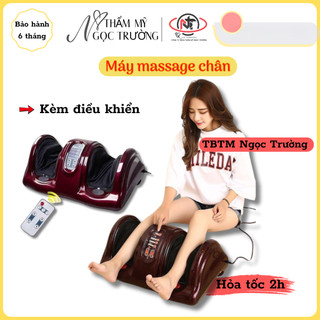 Máy massage chân, xoa bóp chân Foot Massager kèm điều khiển từ xa