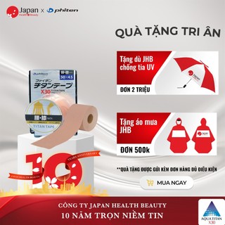 Băng dán cơ X30 Phiten titanium tape x30 stretched PU711029