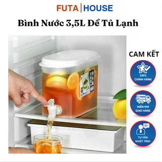 Bình nước 3,5l để tủ lạnh có vòi việt nhật
