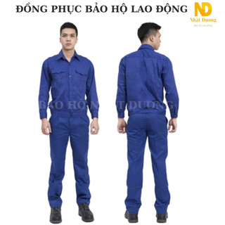 Quần áo lao động công nhân DN08 – Vải Kaki 2/1 thoáng mát - Hàng may sẵn, có in logo theo yêu cầu
