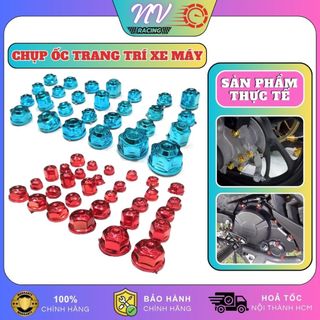 Chụp ốc trang trí xe máy Winner X, Exciter 150 và nhiều dòng xe khác (Bộ Khoảng 25-30 Con)