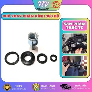 Bộ ron chế xoay chân kính Rizoma 360 độ kèm ốc nâng chân kính